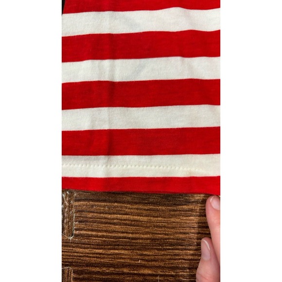 Vintage Mickey Mouse shirt All Over Print Pin striped 90s Disney & Co. shirt S - Picture 4 of 9